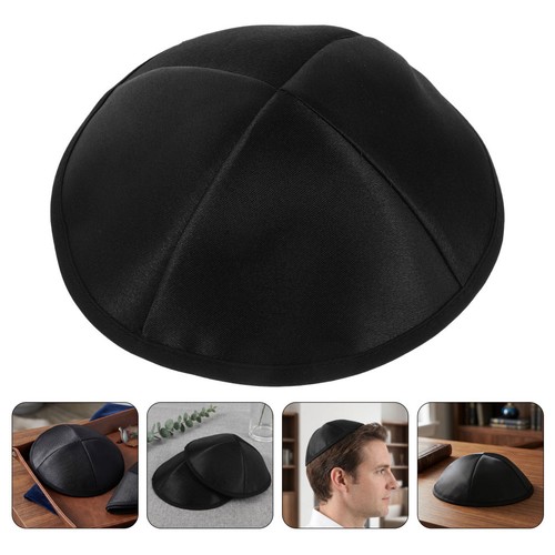 Pcs jewish yarmulke black - yarmulke,