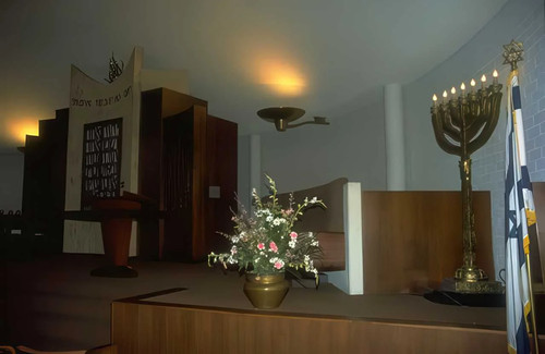 Synagogue chuppah menorah - synagogue, a4